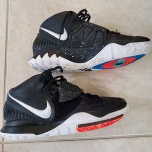 Kyrie 6 'Jet Black' Men's Size 10 Basketball shoes
